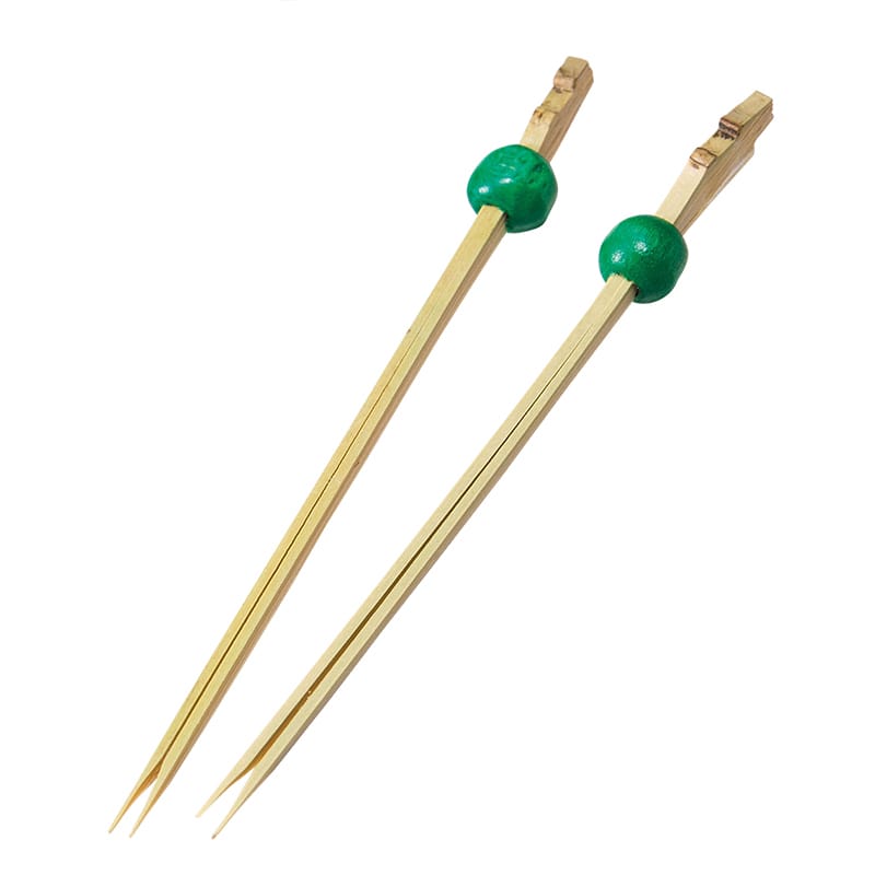 ヤマコー 南天松葉串　8cm　青　50本入  21611 1パック（ご注文単位1パック）【直送品】