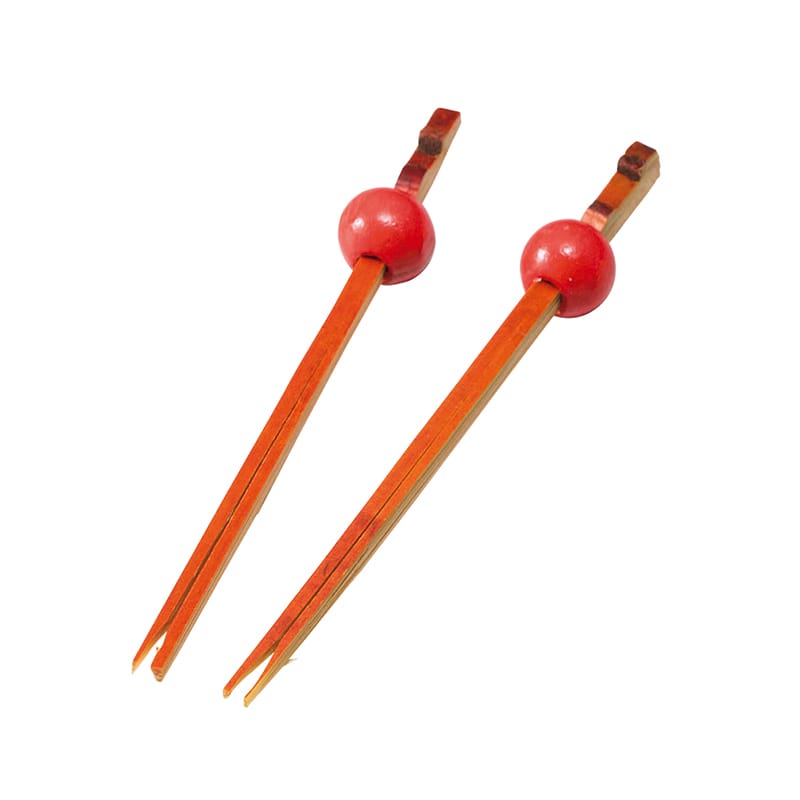 ヤマコー 南天松葉串　5.5cm　茶　50本入  21612 1パック（ご注文単位1パック）【直送品】