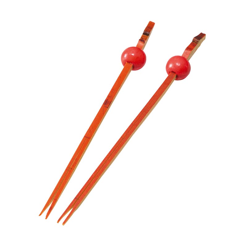 ヤマコー 南天松葉串　8cm　茶　50本入  21613 1パック（ご注文単位1パック）【直送品】