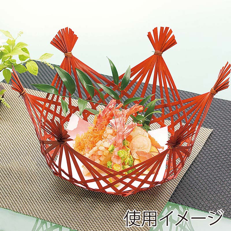 ヤマコー 茜菊盛篭  22193 1個（ご注文単位1個）【直送品】