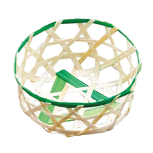 ヤマコー 珍味篭 丸 青 大 22512 1個(ご注文単位1個)【直送品】