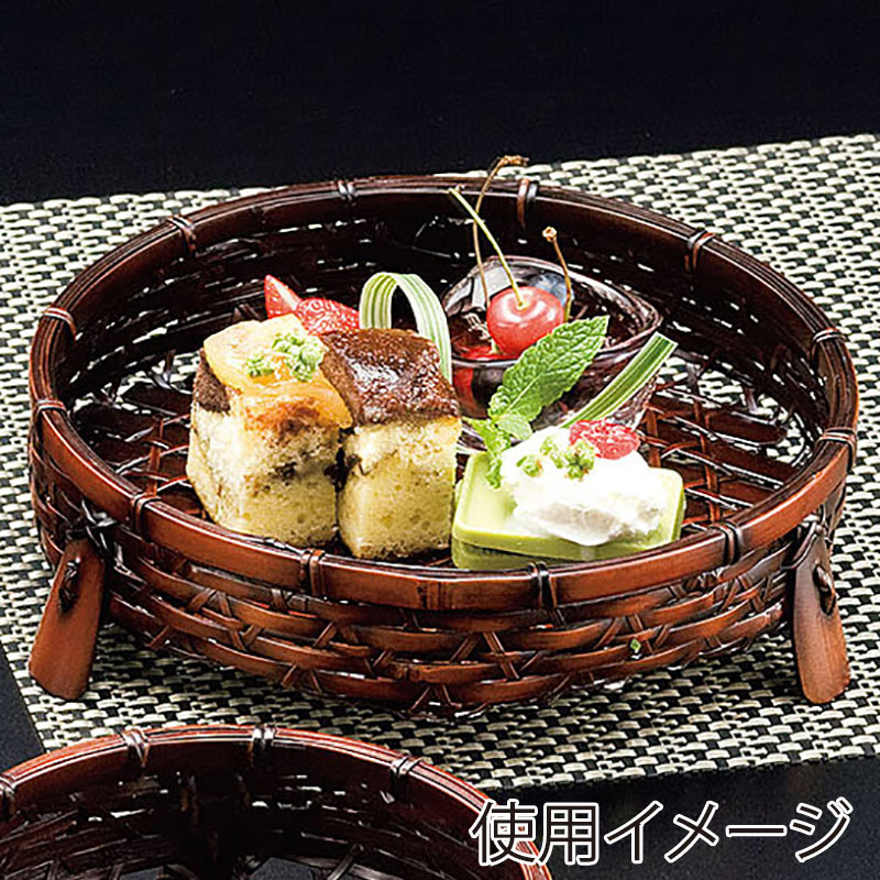 ヤマコー オードブル皿　黒染　大  22534 1個（ご注文単位1個）【直送品】