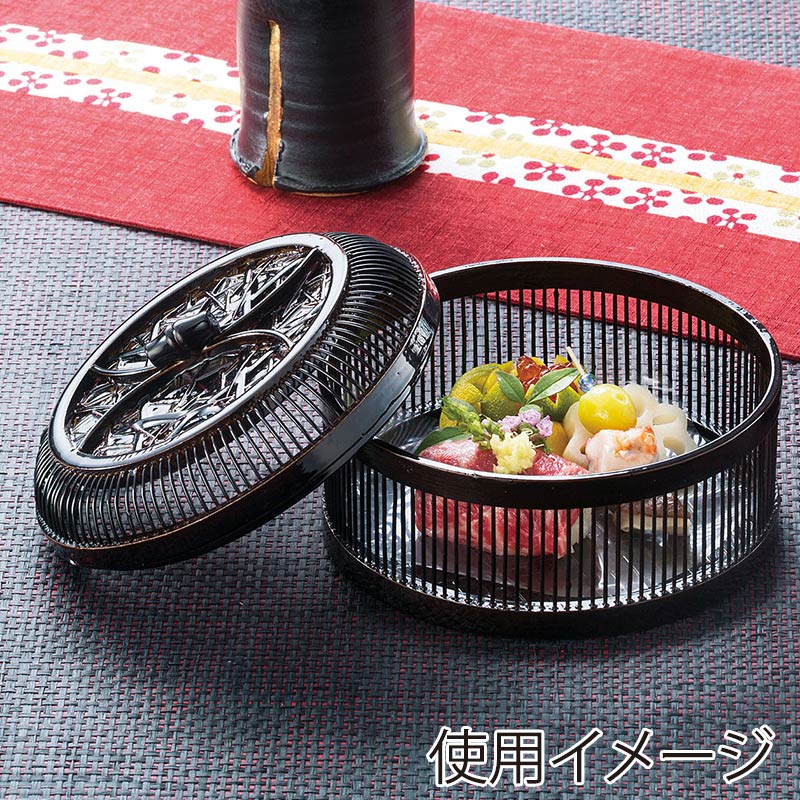 ヤマコー 千筋料理箱 1段 22634 1個(ご注文単位1個)【直送品】