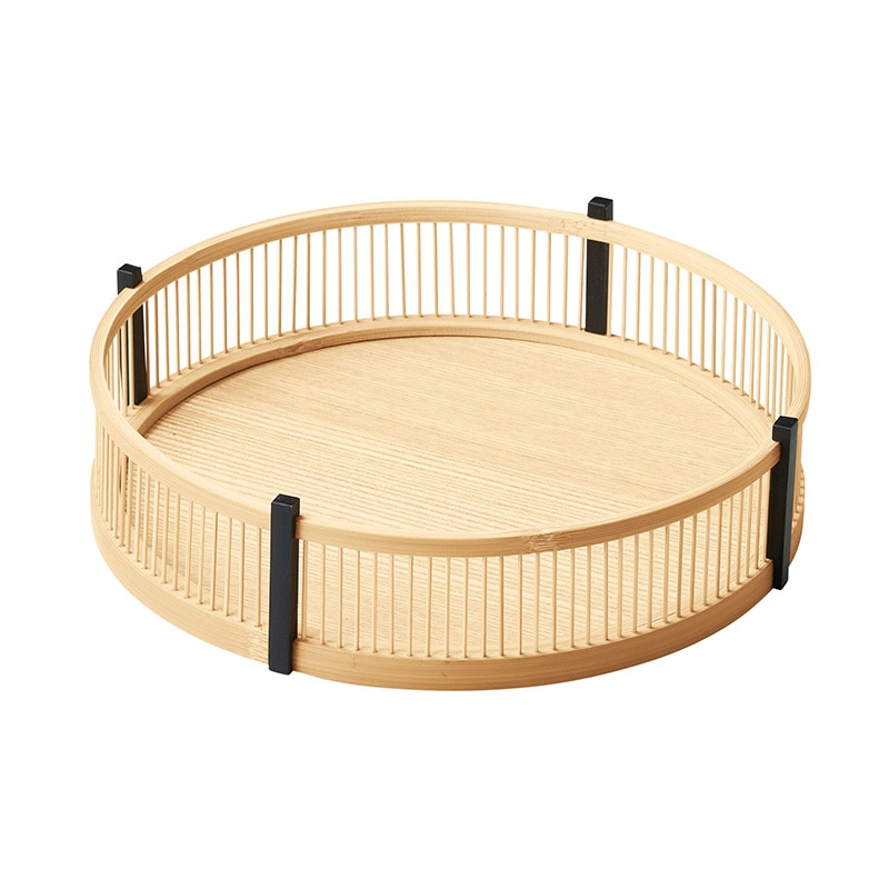 ヤマコー 白竹・千筋盛器 丸 7寸 22712 1個(ご注文単位1個)【直送品】