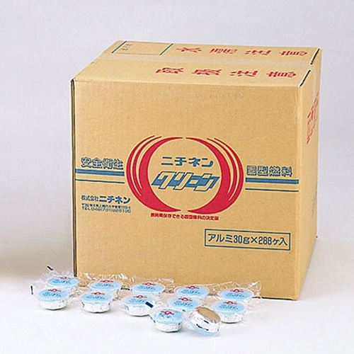 ヤマコー 固型燃料ニチネンクリーンアルミ付 CA-25g 25g 324個入 23230 1箱(ご注文単位1箱)【直送品】