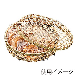 ヤマコー 竹舞篭　丸　大  23429 1個（ご注文単位1個）【直送品】