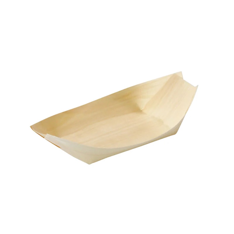 ヤマコー 経木容器　舟皿 6寸　100枚入 23588 1袋（ご注文単位1袋）【直送品】