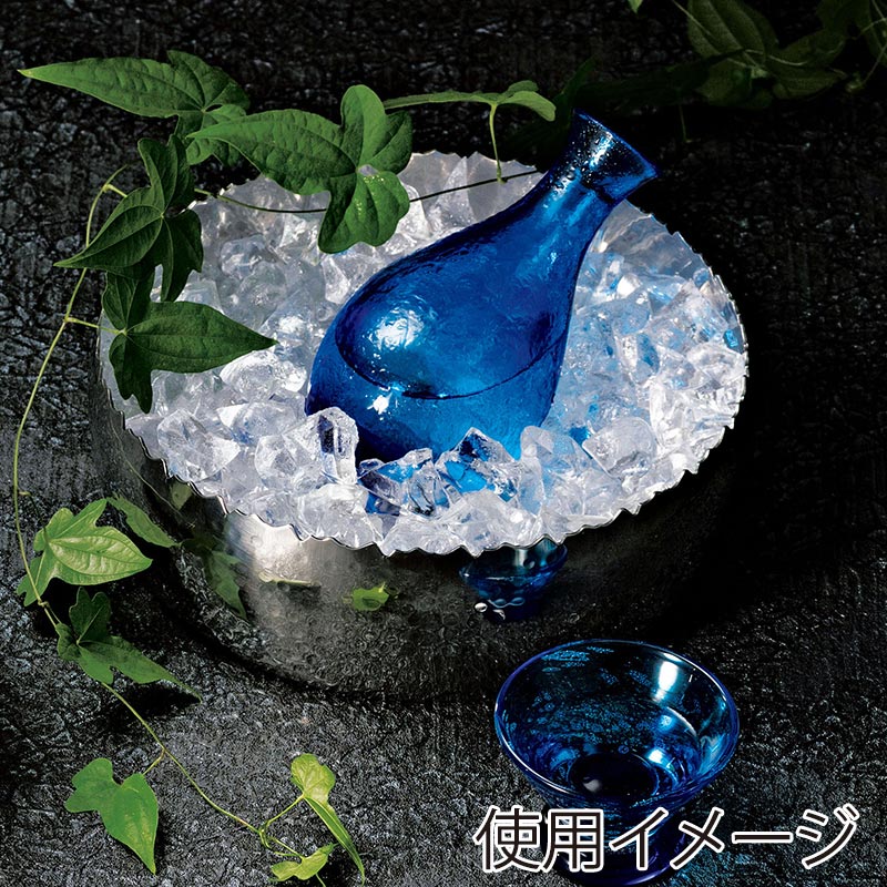 ヤマコー ステンレス槌目 浅型盛鉢 大 23979 1個(ご注文単位1個)【直送品】