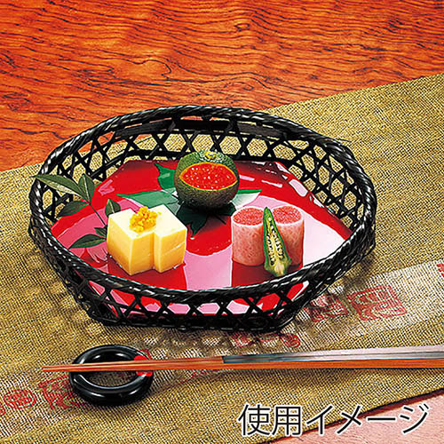 ヤマコー 手なし盛籠　塗板付  24205 1個（ご注文単位1個）【直送品】