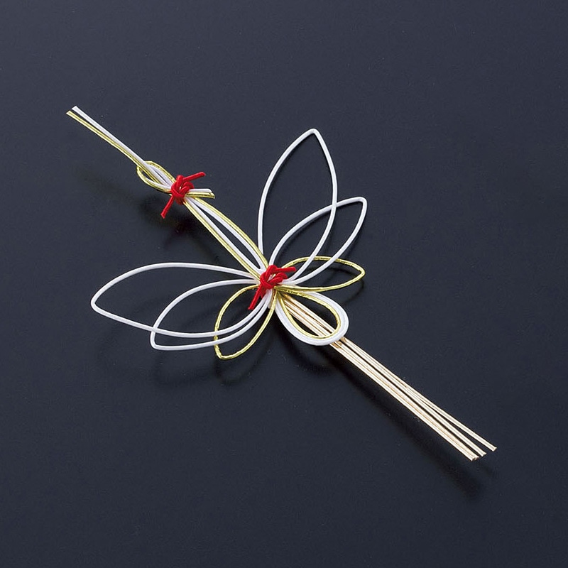 ヤマコー プチ祝い水引 鶴 100個入 25214 1袋(ご注文単位1袋)【直送品】