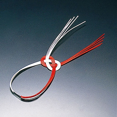 ヤマコー あわじ紅白水引 10個入 25270 1パック(ご注文単位1パック)【直送品】