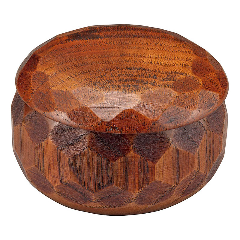 ヤマコー 摺り漆木製飯器 蓋付 中 25783 1個(ご注文単位1個)【直送品】