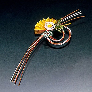 ヤマコー 水引祝い飾り 松竹梅 両面テープ付 50個入 25835 1パック(ご注文単位1パック)【直送品】