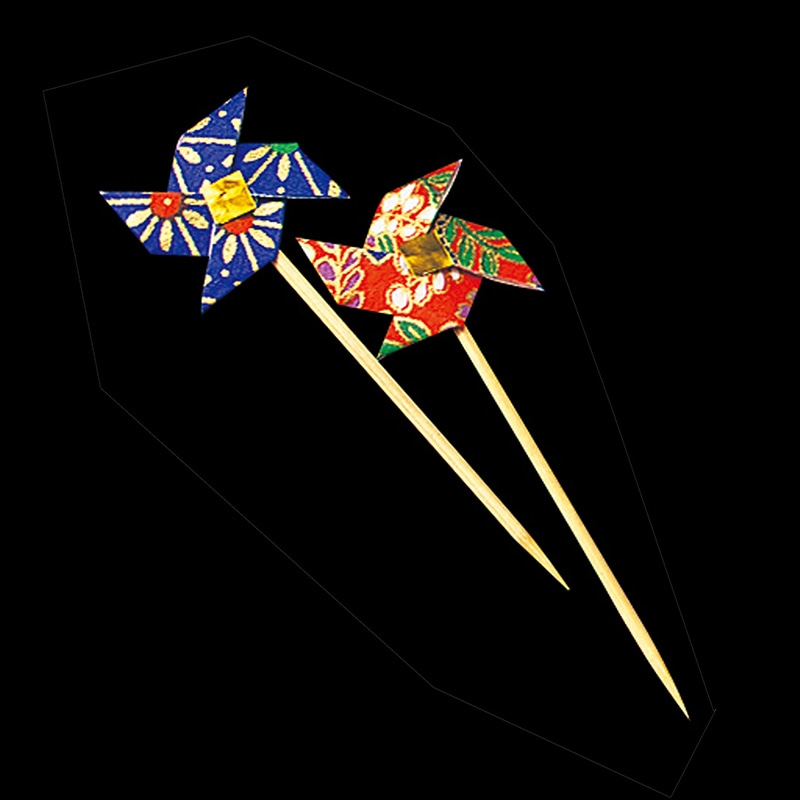 ヤマコー プチピック 風車 5本入 25840 1パック(ご注文単位1パック)【直送品】