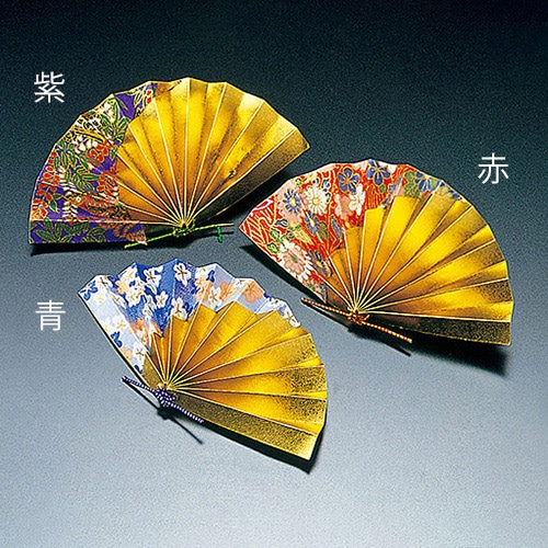 ヤマコー 祝い扇子 赤友禅 50個入 25846 1パック(ご注文単位1パック)【直送品】