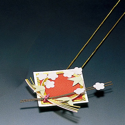 ヤマコー 水引重箱飾り 金丸ゴムひも付 松竹梅 25861 1個(ご注文単位1個)【直送品】