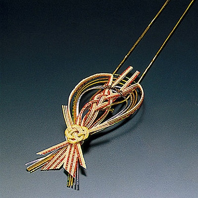 ヤマコー 水引重箱飾り 金丸ゴムひも付 海老 25862 1個(ご注文単位1個)【直送品】