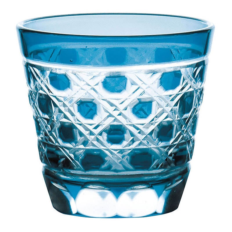 ヤマコー 夢切子 小付 藍 26185 1個(ご注文単位1個)【直送品】