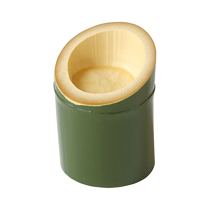 ヤマコー 青塗竹筒珍味入　小  26284 1個（ご注文単位1個）【直送品】