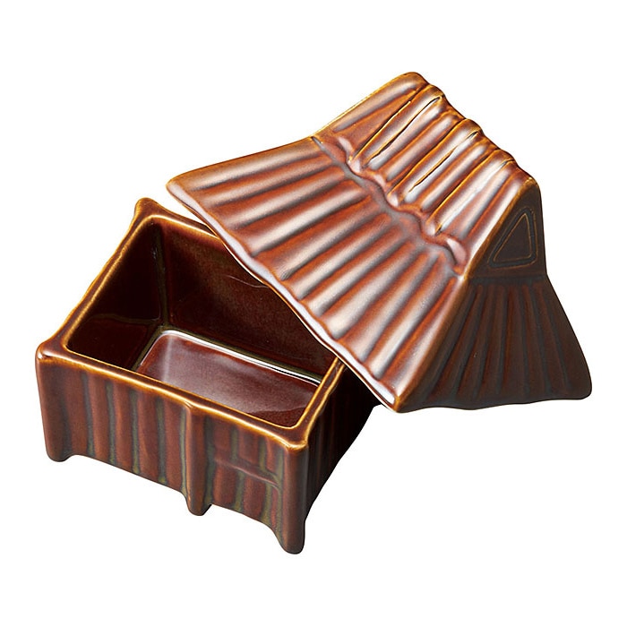 ヤマコー 蓋付田舎家小付  26354 1個（ご注文単位1個）【直送品】