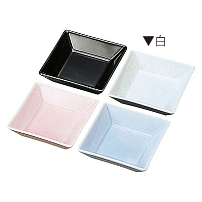 ヤマコー 強化磁器正角皿　A　白  26461 1個（ご注文単位1個）【直送品】