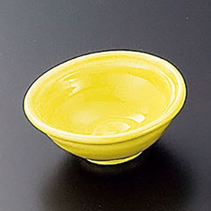 ヤマコー 玉渕小付 イエロー 26631 1個(ご注文単位1個)【直送品】