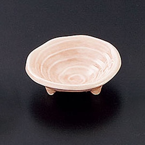 ヤマコー 三ツ足姫小付 ピンク 26634 1個(ご注文単位1個)【直送品】