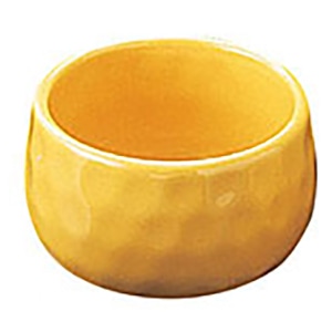 ヤマコー 黄釉三ツ足珍味入 大 26671 1個(ご注文単位1個)【直送品】