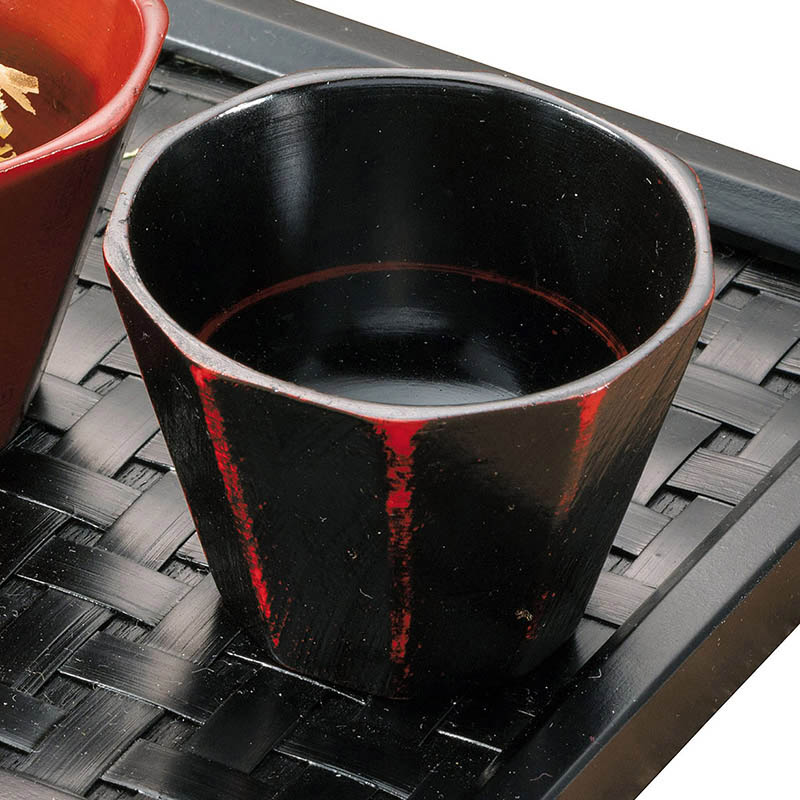 ヤマコー 木製八角珍味入　曙  26686 1個（ご注文単位1個）【直送品】