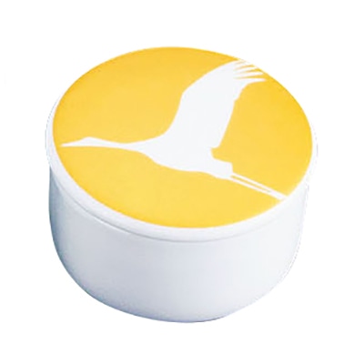 ヤマコー 蓋付丸珍味入　鶴金  26779 1個（ご注文単位1個）【直送品】