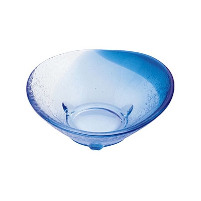 ヤマコー 硝子　ミニ小鉢 三角　青 26795 1個（ご注文単位1個）【直送品】