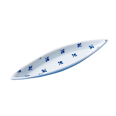 ヤマコー 豆小皿 藍 葉 26824 1個(ご注文単位1個)【直送品】