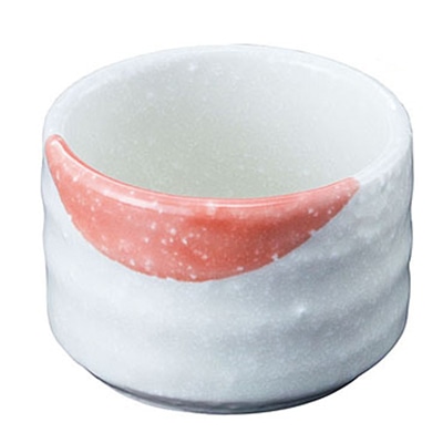 ヤマコー 粉引釉珍味入　朱  26896 1個（ご注文単位1個）【直送品】