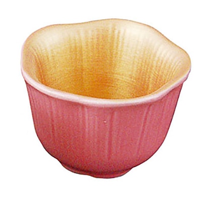 ヤマコー 内金彩花型小付 桃 26918 1個(ご注文単位1個)【直送品】