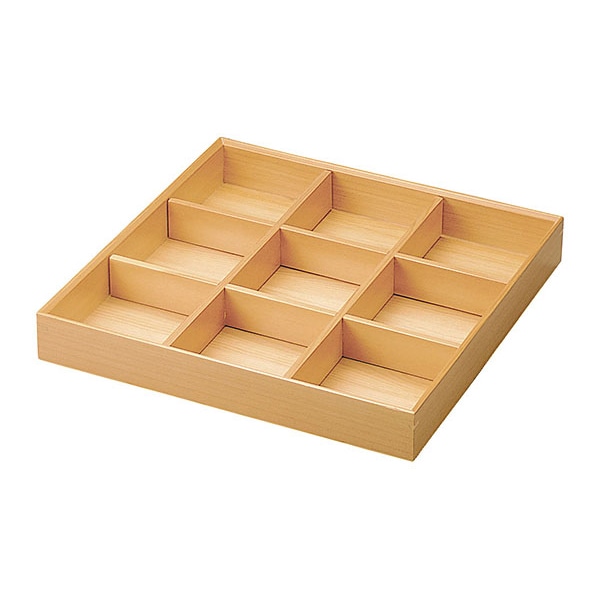 ヤマコー 木和美 ミニ九ッ切弁当 身 仕切付 27062 1個(ご注文単位1個)【直送品】