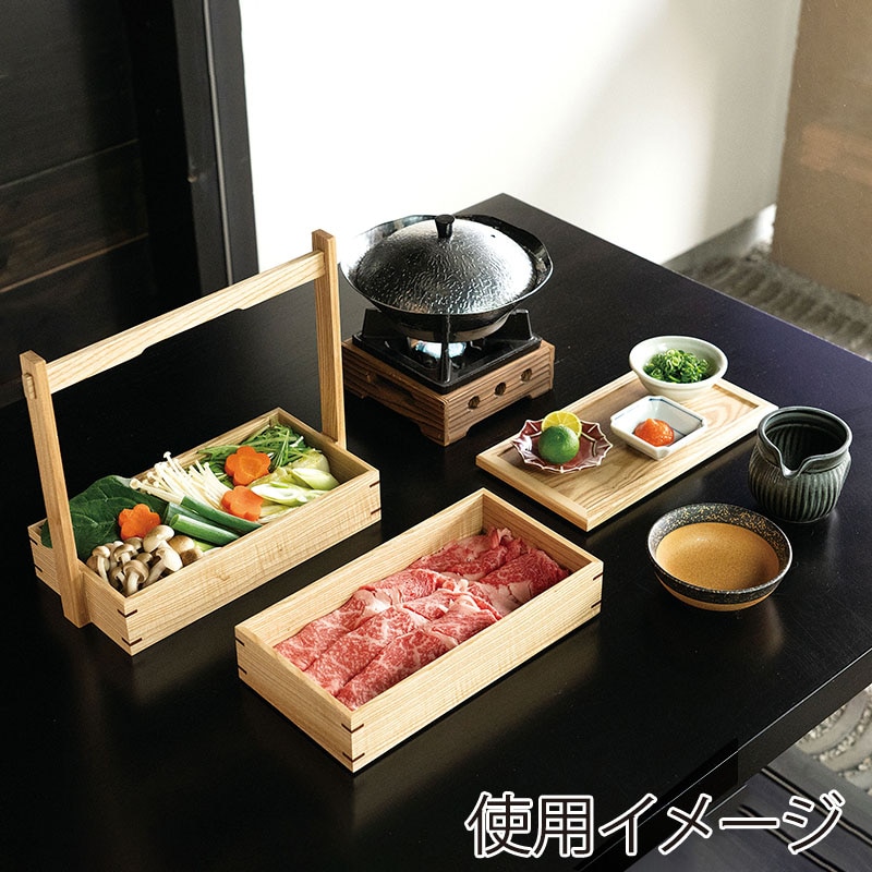 ヤマコー タモ万能手提げ弁当箱 27161 1個(ご注文単位1個)【直送品】