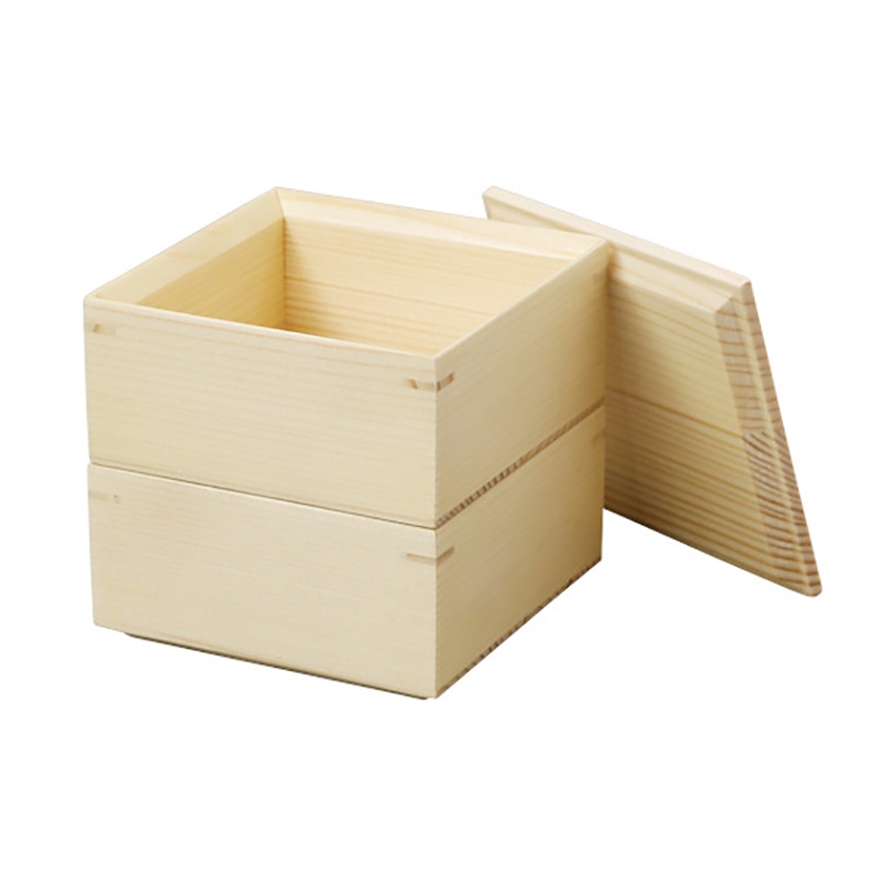 ヤマコー 正角ミニ料理箱 2段セット 27247 1セット(ご注文単位1セット)【直送品】