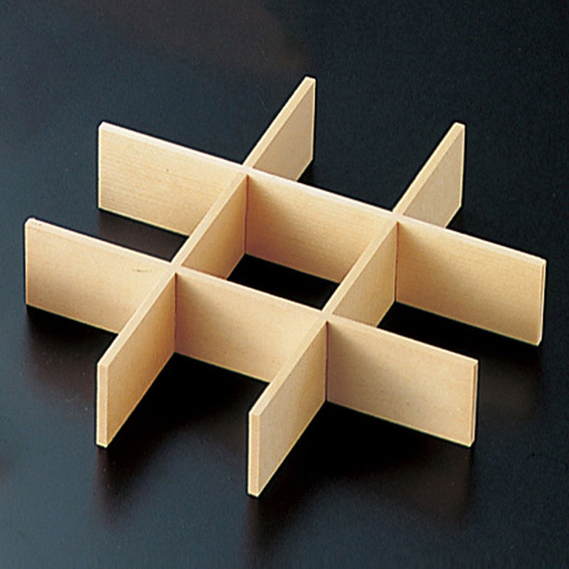 ヤマコー 白木 おせち重箱 7寸用仕切 4本組 27326 1個(ご注文単位1個)【直送品】