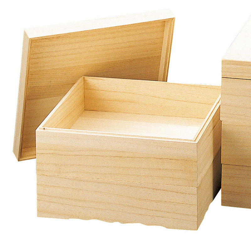 ヤマコー 桐・おせち用重箱 6.5寸 2段 27390 1個(ご注文単位1個)【直送品】