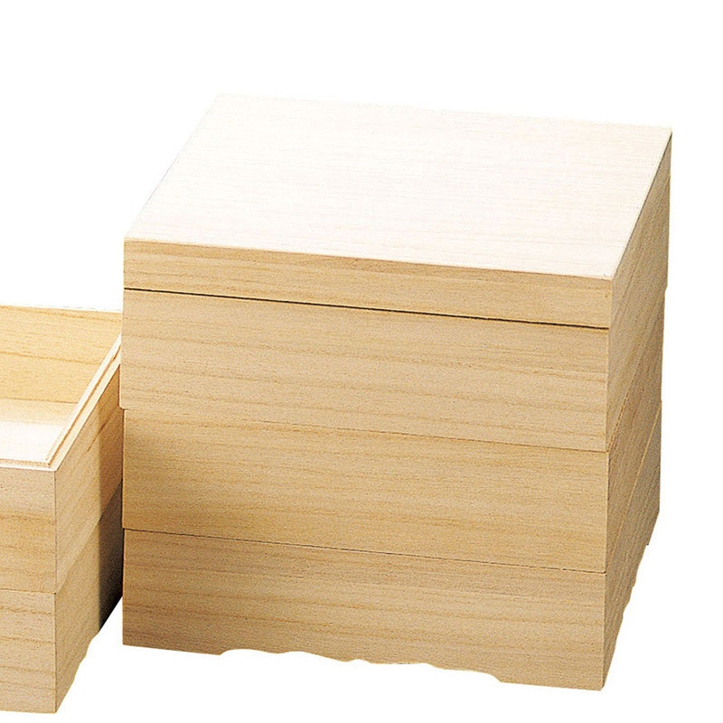 ヤマコー 桐・おせち用重箱 7寸 3段 27393 1個(ご注文単位1個)【直送品】