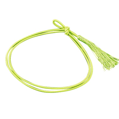 ヤマコー 華ゴム房　二重片花結び　若草　50本入  27547 1パック（ご注文単位1パック）【直送品】