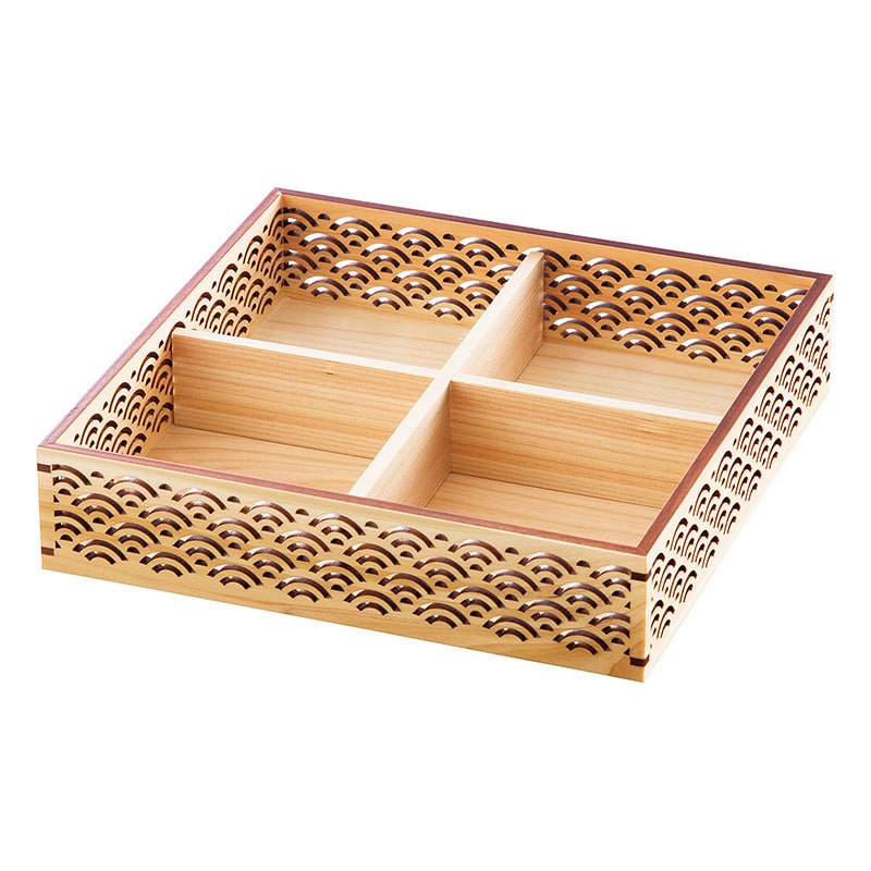 ヤマコー ひのき細密盛器 仕切のみ 27582 1個(ご注文単位1個)【直送品】