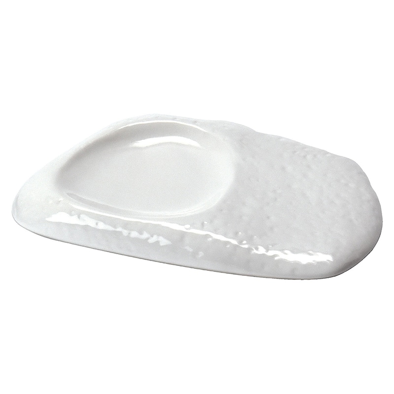 ヤマコー 陶器　石亭珍味皿　白  27665 1個（ご注文単位1個）【直送品】