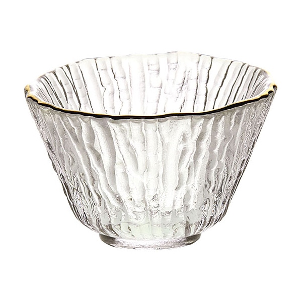 ヤマコー 金縁硝子珍味入　ウォーター  27731 1個（ご注文単位1個）【直送品】