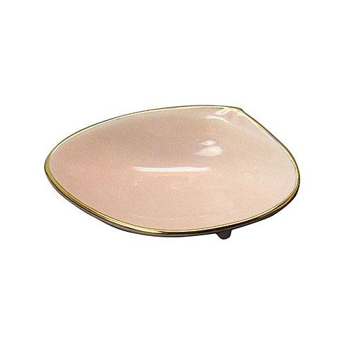 ヤマコー ハマグリ金縁珍味小皿　小薄紅  27779 1個（ご注文単位1個）【直送品】