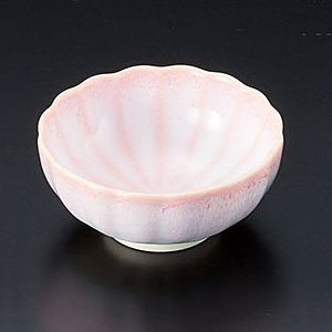 ヤマコー 菊型小付 桃 27793 1個(ご注文単位1個)【直送品】