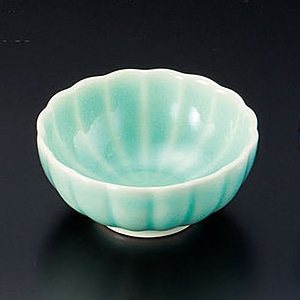 ヤマコー 菊型小付 摩周青磁 27794 1個(ご注文単位1個)【直送品】