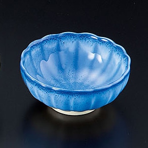 ヤマコー 菊型小付 ルリ 27795 1個(ご注文単位1個)【直送品】