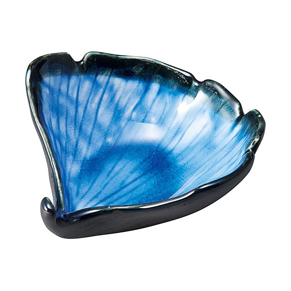 ヤマコー 銀杏小付 深青 しんせい 27800 1個(ご注文単位1個)【直送品】