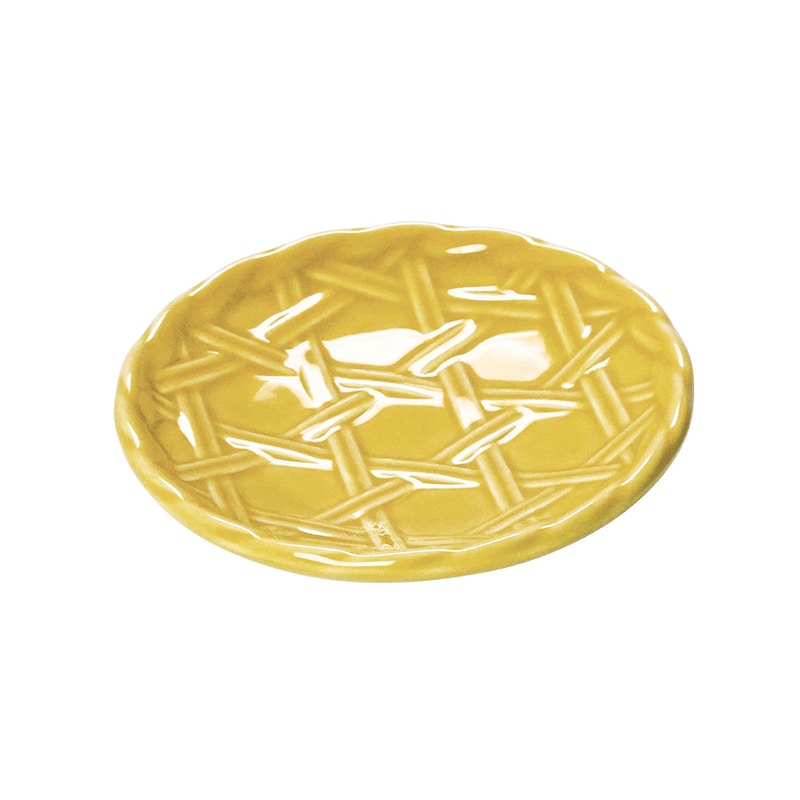 ヤマコー 六ツ目ざる小皿 若竹色 27946 1個（ご注文単位1個）【直送品】